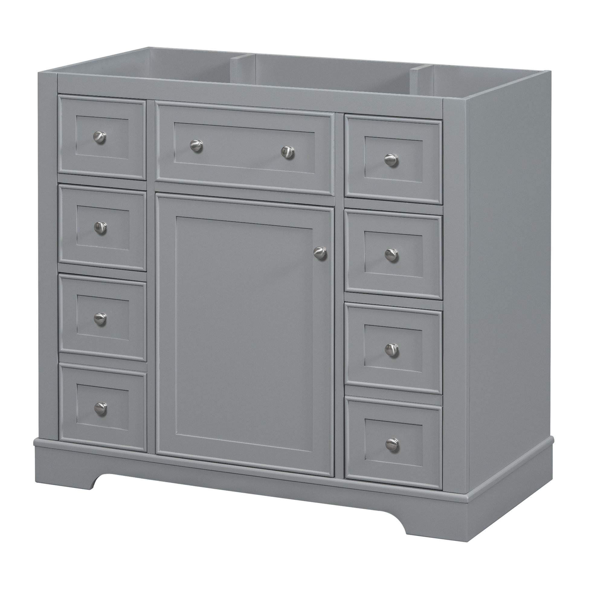 Springland 36" Bathroom Vanity Without Sink, Cabinet Base Only, One ...